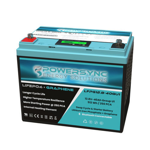Аккумулятор LiFePO4 - LFPG12.8-40GU1 - POWERSYNC Energy Solutions - призматический / 12 В / IEC