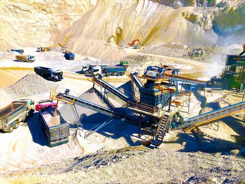 Ударный дробильно-сортировочный комплекс - Fabo Crushing Screening & Concrete Plants - стационарный