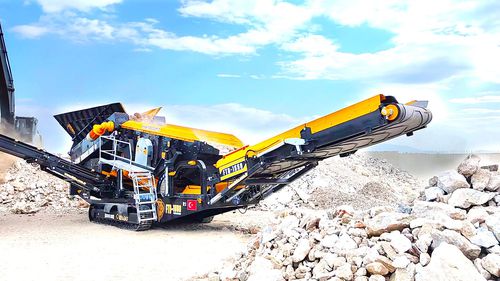 Мобильный дробильно-сортировочный комплекс - FTB-1550 - Fabo Crushing Screening & Concrete Plants - высокая производительность / гусеничный
