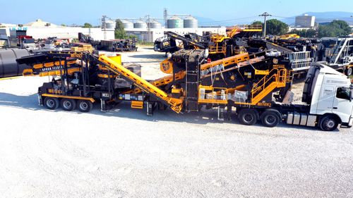Конусный дробильно-сортировочный комплекс - MCC 300 series - Fabo Crushing Screening & Concrete Plants - мобильный / высокая производительность / для твердого камня