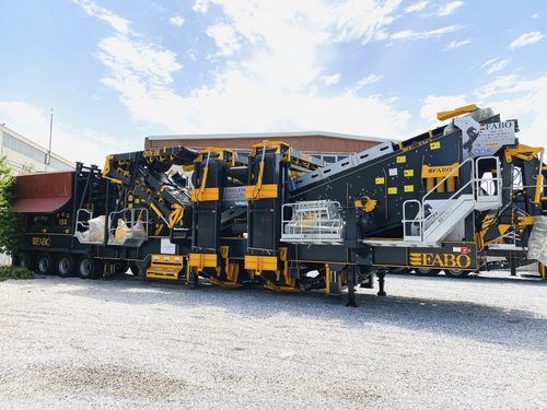 Ударный дробильно-сортировочный комплекс - PRO-150 - Fabo Crushing Screening & Concrete Plants - мобильный / высокая производительность / из камня