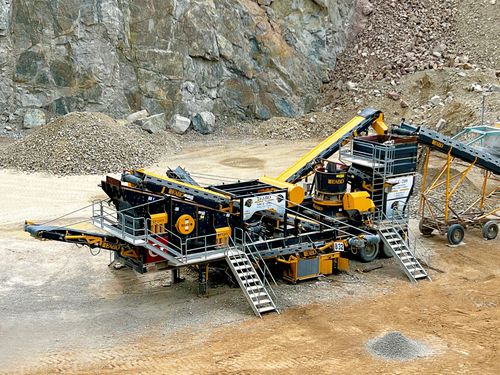 Конусный дробильно-сортировочный комплекс - MCC series - Fabo Crushing Screening & Concrete Plants - мобильный / из камня