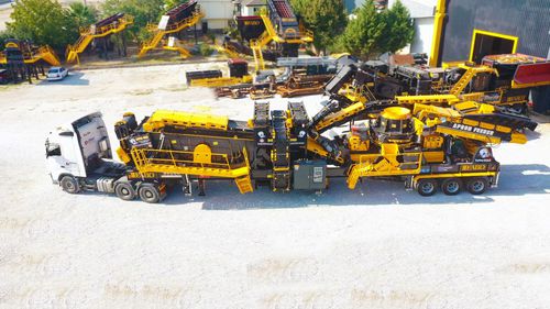 Вертикальный ударный дробильно-сортировочный комплекс - MVSI 900 - Fabo Crushing Screening & Concrete Plants - мобильный