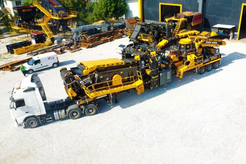 Вертикальный ударный дробильно-сортировочный комплекс - MVSI-900 - Fabo Crushing Screening & Concrete Plants - мобильный / для производства песка