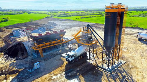 Стационарная бетоносмесительная установка - COMPACT-120 - Fabo Crushing Screening & Concrete Plants - компактная / с ленточным конвейером