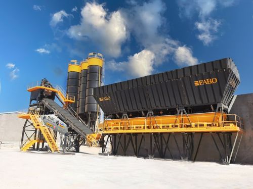 Стационарная бетоносмесительная установка - COMPACT-160 Stock - Fabo Crushing Screening & Concrete Plants - компактная