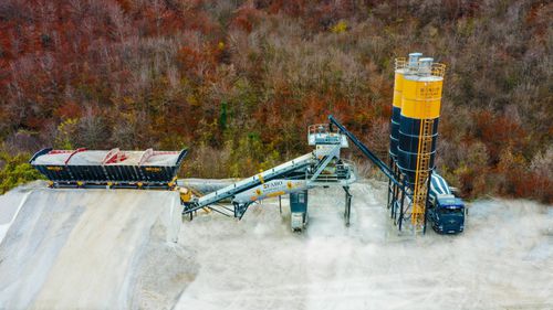 Стационарная бетоносмесительная установка - FABOMIX COMPACT-110 - Fabo Crushing Screening & Concrete Plants - компактная