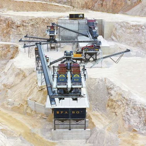 Стационарный дробильно-сортировочный комплекс - Fabo Crushing Screening & Concrete Plants - ударный / первичный / вторичный