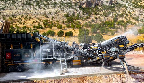 Ударный дробильно-сортировочный комплекс - PRO-150 - Fabo Crushing Screening & Concrete Plants - мобильный / высокая производительность / для известняка