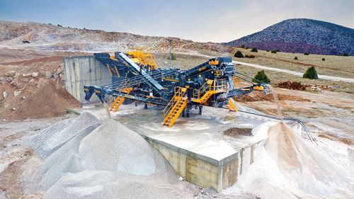 Ударный дробильно-сортировочный комплекс - PRO 90 - Fabo Crushing Screening & Concrete Plants - мобильный / первичный