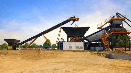 Мобильная бетоносмесительная установка - TURBOMIX-120 - Fabo Crushing Screening & Concrete Plants - непрерывного действия / автоматическая