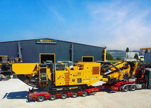 Ударный дробильно-сортировочный комплекс - FTI-110s - Fabo Crushing Screening & Concrete Plants - мобильный / компактный / гусеничный