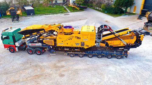 Конусный дробильно-сортировочный комплекс - FTC-200S - Fabo Crushing Screening & Concrete Plants - мобильный / гусеничный / из камня