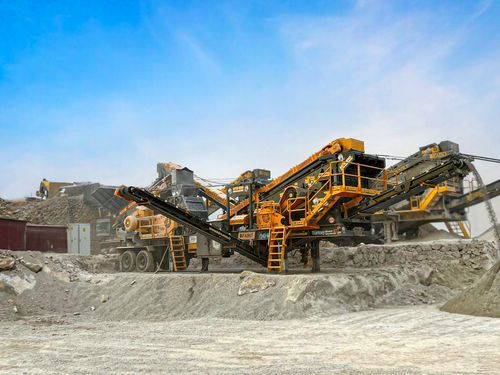 Ударный дробильно-сортировочный комплекс - Fabo Crushing Screening & Concrete Plants - мобильный / для производства песка / высокая производительность