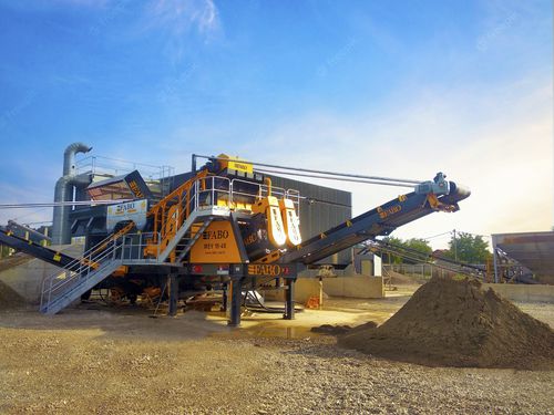 Грубое сито для промыва - MEY-1645 SAND - Fabo Crushing Screening & Concrete Plants - мобильное / вибрирующее / для сыпучих материалов