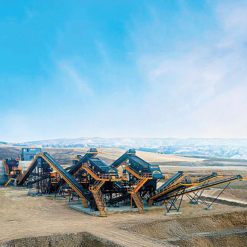 Щековый дробильно-сортировочный комплекс - Fabo Crushing Screening & Concrete Plants - стационарный / высокая производительность / из камня