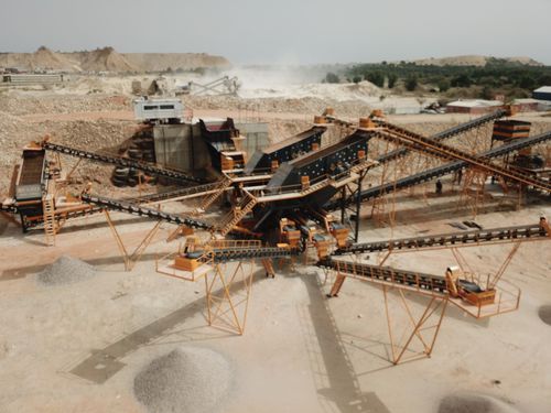 Конусный дробильно-сортировочный комплекс - Fabo Crushing Screening & Concrete Plants - стационарный / первичный / высокая производительность