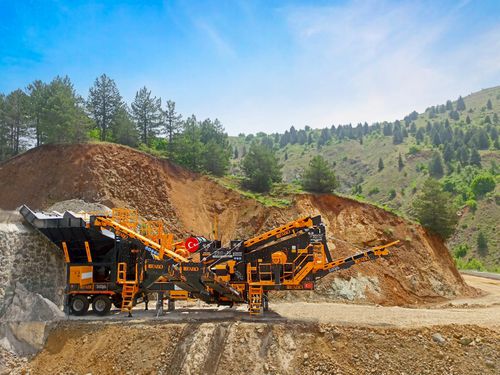 Ударный дробильно-сортировочный комплекс - PRO 90 - Fabo Crushing Screening & Concrete Plants - мобильный