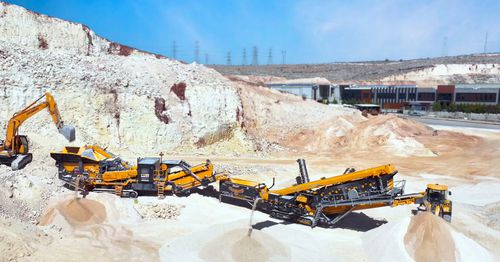Ударный дробильно-сортировочный комплекс - FTI 130-S &amp; FTS 1560 - Fabo Crushing Screening & Concrete Plants - мобильный / высокая производительность / гусеничный