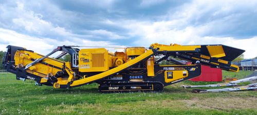 Конусный дробильно-сортировочный комплекс - FTC-200S - Fabo Crushing Screening & Concrete Plants - мобильный / гусеничный