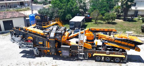 Конусный дробильно-сортировочный комплекс - MCC-100 - Fabo Crushing Screening & Concrete Plants - мобильный / высокая производительность / для твердого камня