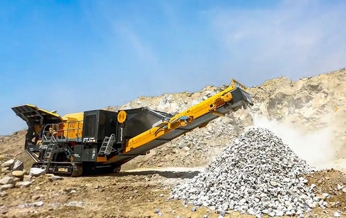 Щековая камнедробилка - FTJ-11-75 - Fabo Crushing Screening & Concrete Plants - мобильная / с дизельным двигателем / первичная