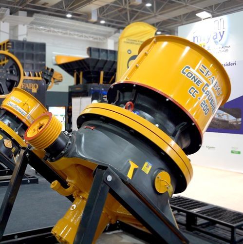 Конусная камнедробилка - CC-200 - Fabo Crushing Screening & Concrete Plants - стационарная / вторичная / для минеральных материалов