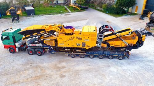 Конусный дробильно-сортировочный комплекс - FTC-200S - Fabo Crushing Screening & Concrete Plants - мобильный / гусеничный / из камня