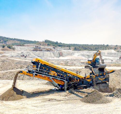 Мобильный дробильно-сортировочный комплекс - FTS 15-60 - Fabo Crushing Screening & Concrete Plants - компактный / гусеничный