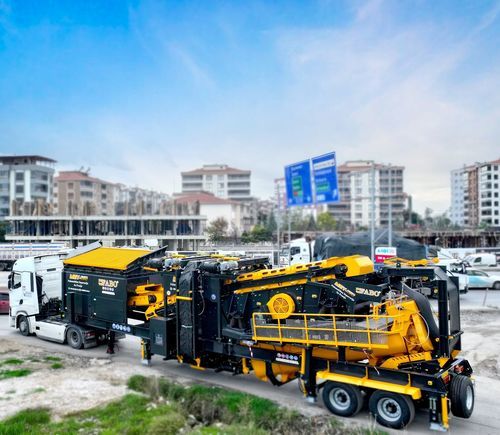 Мобильный дробильно-сортировочный комплекс - MEY-1645 - Fabo Crushing Screening & Concrete Plants - для производства песка