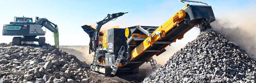 Щековая камнедробилка - FTJ-11-75 - Fabo Crushing Screening & Concrete Plants - мобильная / с дизельным двигателем / первичная