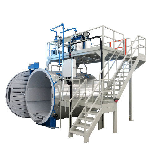 Автоклав для процесса - IDROCALOR SRL Italy - вакуумный / горизонтальный / для деталей из композитных материалов
