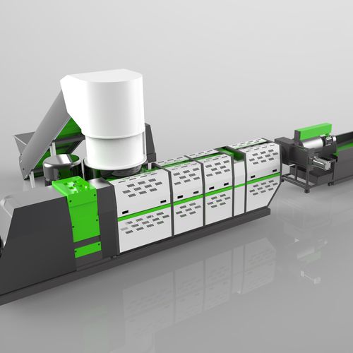 Гранулятор с головкой с водяным кольцом - SJ series - Suzhou Polytec Machinery Co.,LTD - для пластмассовых отходов / для производства пластмассовых гранул