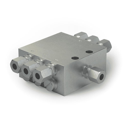 Прогрессивный питатель консистентной смазки - VPB - SKF Lubrication Systems Germany GmbH - модульный / из нержавеющей стали / компактный