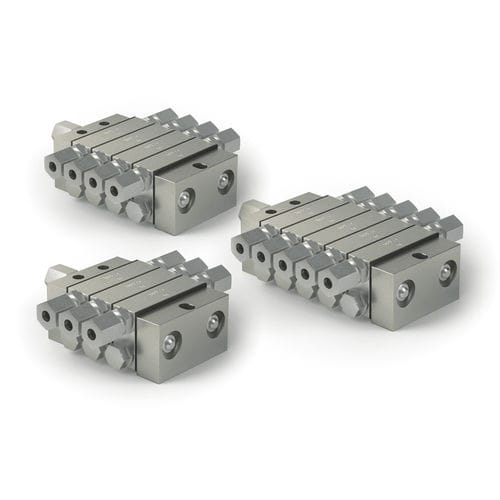 Прогрессивный питатель для системы прогрессивной смазки - VPK - SKF Lubrication Systems Germany GmbH - консистентной смазки / модульный / с непрерывным движением