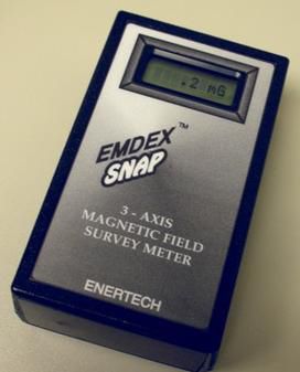 Прибор для измерения магнитное поле - EMDEX SNAP - EMDEX llc - с колебанием частоты / цифровой / переносной