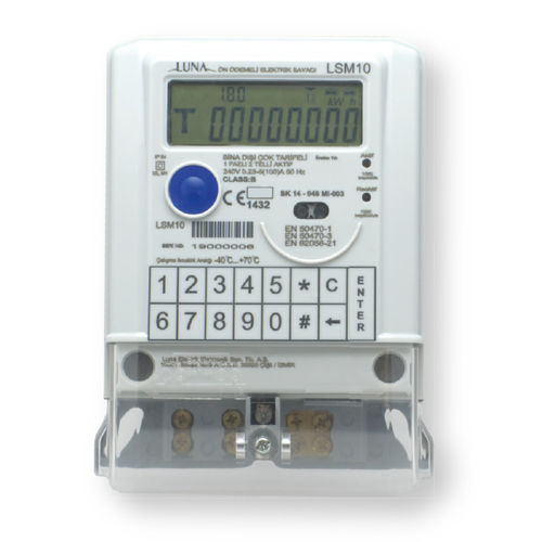 Монофазовый Электрический счетчик электроэнергии - LSM10 - Luna Elektrik - настенный / цифровой / программируемый