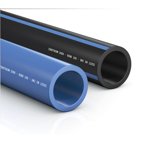 Жесткий шланг для воды - RENO 100 AND 100 BLUE - Idrotherm 2000 - из полиэтилена / транспортный / для санитарных целей