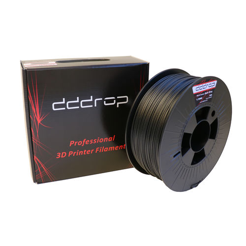 Филамент PETG для принтера 3D - dddrop - 1,75 mm / черный / армированный углеродным волокном