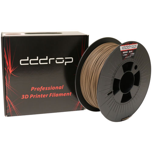Филамент PLA для принтера 3D - dddrop - 1,75 mm / бежевый / армированный древесным волокном