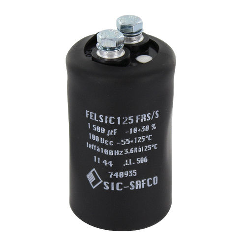 Электролитический конденсатор - FELSIC 125 FRS - EXXELIA - завинчивающийся