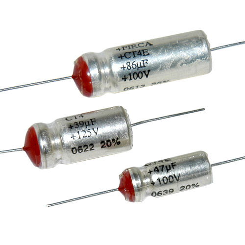 Конденсатор с танталом - CT4/CT4E - EXXELIA - осевой