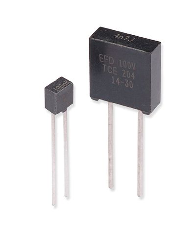 Керамический конденсатор - TCE series HT - EXXELIA - радиальный / осевой / высокотемпературный