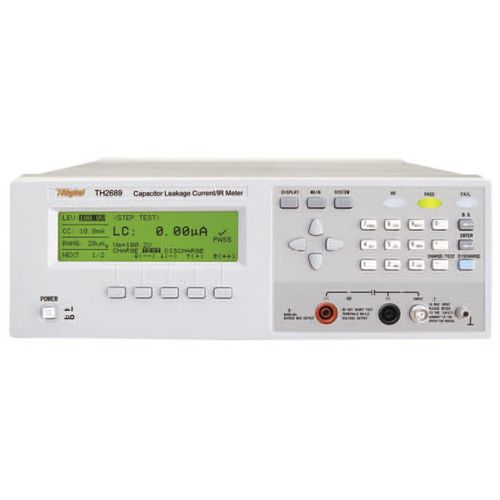 Тестер сопротивления изоляции - TH2689 - Changzhou Tonghui Electronic Co., Ltd. - тока утечки / грузоподъемности / для конденсаторов