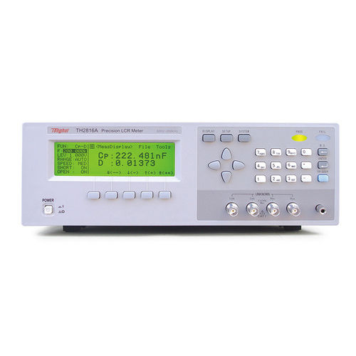Настольный RLC-метр - TH2816A - Changzhou Tonghui Electronic Co., Ltd.