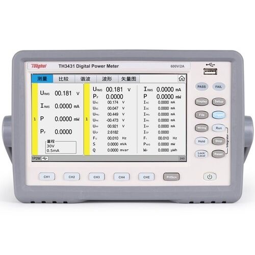 Прибор для измерения мощности мультиметр - TH3431 - Changzhou Tonghui Electronic Co., Ltd. - эффективная мощность / цифровой / настольный