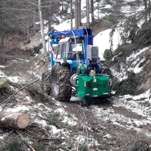 Канатная установка для трелевки вверх и вниз по склону - Tg 430 - greifenberg teleferiche - для установки на трактор