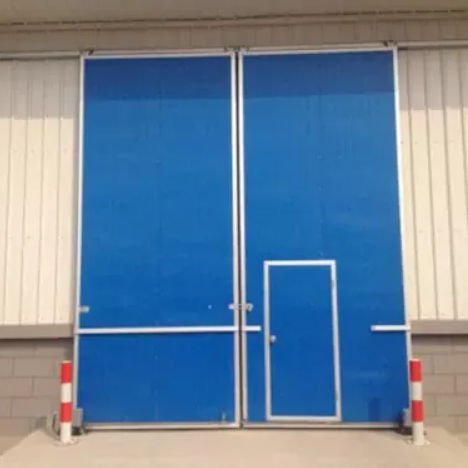 Раздвижной ворота - Shanghai Kenvo Door Co., Ltd - из стали / промышленный / для наружного использования