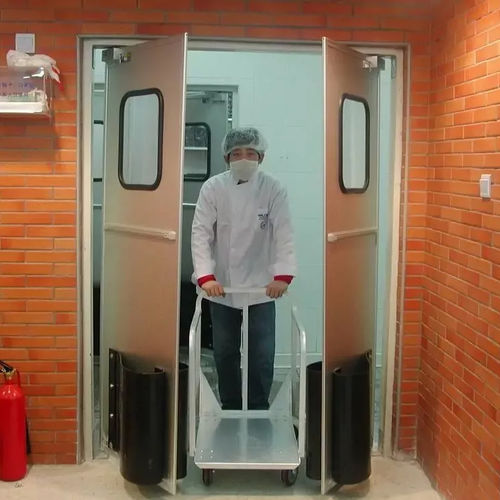 Створчатый ворота - Shanghai Kenvo Door Co., Ltd - из нержавеющей стали / из каучука / из поликарбоната