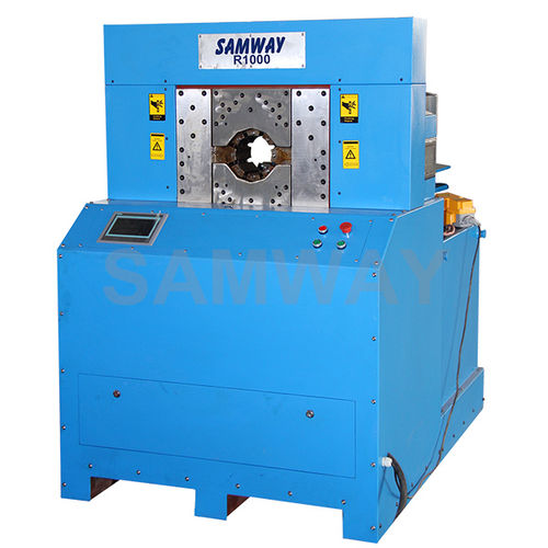 Опрессовочный станок для профилей - R1000 - WUXI SAMWAY CO.,LTD - автоматический / гидравлический / с педалью